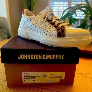 Johnston and Murphy NEW funky sneakers.  Leather 7